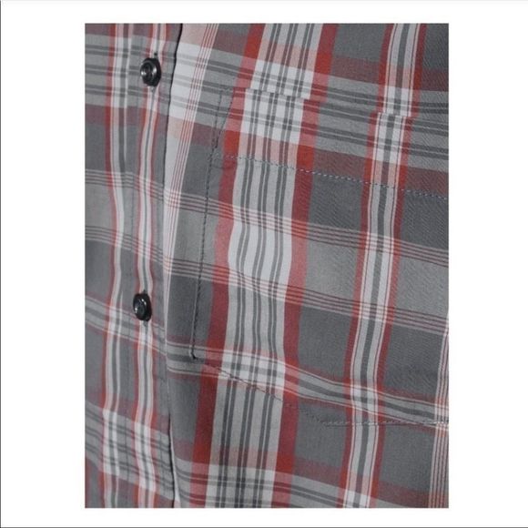 🆕George Men’s Plaid Poplin Short Sleeve Shirt - Picture 6 of 6